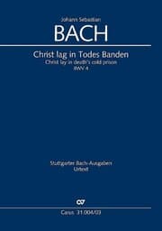 Cover von Christ lag in Todes Banden (Klavierauszug)