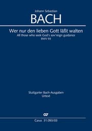 Cover von Wer nur den lieben Gott läßt walten (Klavierauszug)