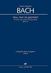 Cover von Jesu, nun sei gepreiset (Klavierauszug)