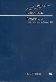 Cover von Requiem. Fassung mit kleinem Orchester (Klavierauszug)