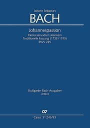 Cover von Johannes-Passion (Klavierauszug)