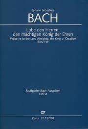 Cover von Lobe den Herren, den mächtigen König der Ehren (Klavierauszug)