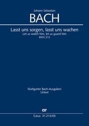 Cover von Lasst uns sorgen, lasst uns wachen (Klavierauszug)