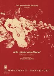 Cover von Acht 'Lieder ohne Worte'
