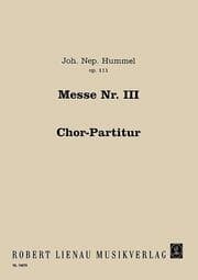 Cover von Messe Nr. 3 in D-Dur