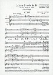 Cover von Missa Brevis in D