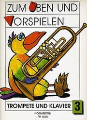 Cover von Zum Üben und Vorspielen: Trompete und Klavier 3