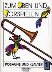 Cover von Zum Üben und Vorspielen: Posaune und Klavier 1