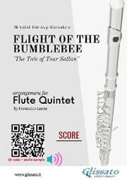 Cover von Score for Flute Quintet: Flight of The Bumblebee