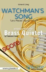 Cover von Watchman's Song - Brass Quintet (score)