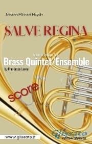 Cover von Salve Regina - Brass Quintet (score)