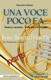Cover von Una Voce Poco Fa - Brass Quintet/Ensemble (parts)
