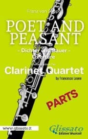 Cover von (Bb Clarinet 1 part) Poet and Peasant overture for Clarinet Quartet