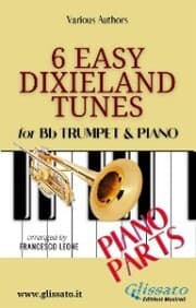 Cover von 6 Easy Dixieland Tunes - Trumpet & Piano (Piano parts)