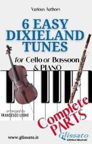 Cover von 6 Easy Dixieland Tunes - Cello/Bassoon & Piano (complete)