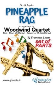 Cover von Pineapple Rag - Woodwind Quartet (parts)