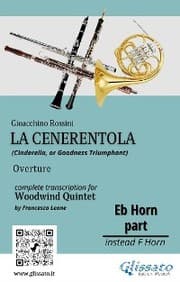 Cover von French Horn in Eb part of 'La Cenerentola' for Woodwind Quintet