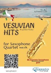 Cover von Saxophone Quartet 'Vesuvian Hits' medley - Bb soprano part