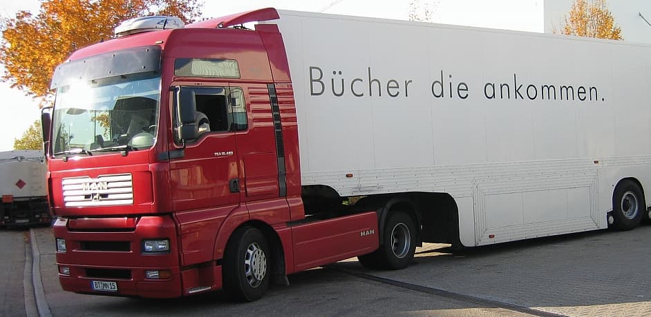 Barsortiment Umbreit Büchersammelverkehr LKW Tag