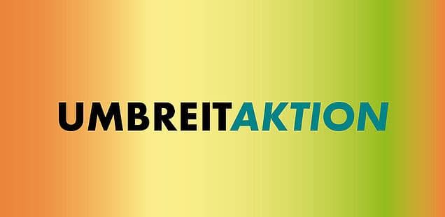 Ein Teaserbild mit UmbreitAktion