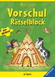 Cover von Mein großer Vorschul-Rätselblock