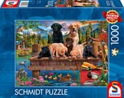 Cover von Hundefamilie am See