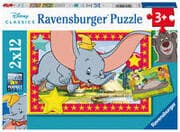 Cover von Kinderpuzzle 2x12 Teile - Disney Animal Friends - Das Abenteuer ruft!