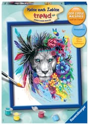 Cover von Malen nach Zahlen trend - König der Tiere