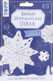 Cover von Bastelset Briefumschlag-Sterne mit Silberfolie