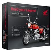 Cover von FRANZIS 67215 - Honda CB 750 Build your Legend, Metall Modellbausatz im Maßstab 1:24, inkl. Soundmodul und 68-seitigem Begleitbuch