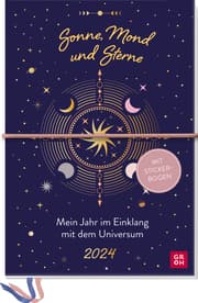 Cover von Sonne Mond und Sterne 2024 - Mein Jahr im Einklang mit dem Universum