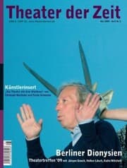 Cover von Theater der Zeit - 01. Mai 2009
