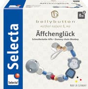 Cover von Schnullerkette Äffchenglück blau