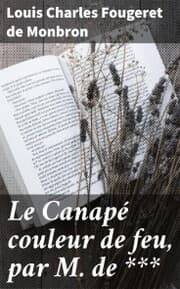 Cover von Le Canapé couleur de feu, par M. de