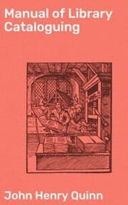 Cover von Manual of Library Cataloguing