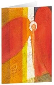 Cover von Kunstkarten 'Roter Engel' 5 Stk.