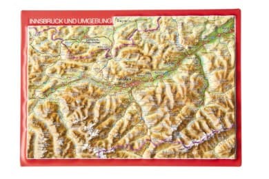 Cover von Reliefpostkarte Innsbruck und Umgebung
