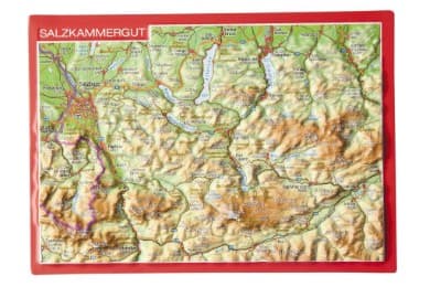 Cover von Reliefpostkarte Salzkammergut