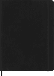 Cover von Moleskine Wochen-Notizkalender XL Schwarz Juli-Dezember 2026/2027