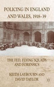 Cover von Policing in England and Wales, 1918-39