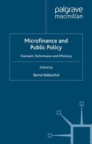 Cover von Microfinance and Public Policy