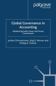 Cover von Global Governance in Accounting