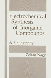 Cover von Electrochemical Synthesis of Inorganic Compounds