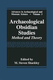 Cover von Archaeological Obsidian Studies