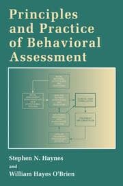 Cover von Principles and Practice of Behavioral Assessment
