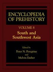 Cover von Encyclopedia of Prehistory Volume 8: South and Southwest Asia
