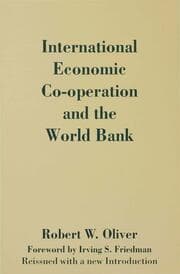 Cover von International Economic Co-Operation and the World Bank