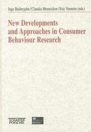 Cover von New Developments and Approaches in Consumer Behaviour Research