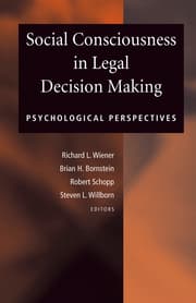 Cover von Social Consiousness and Legal Decision Making