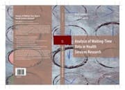 Cover von Analysis of Waiting-Time Data in Health Services Research